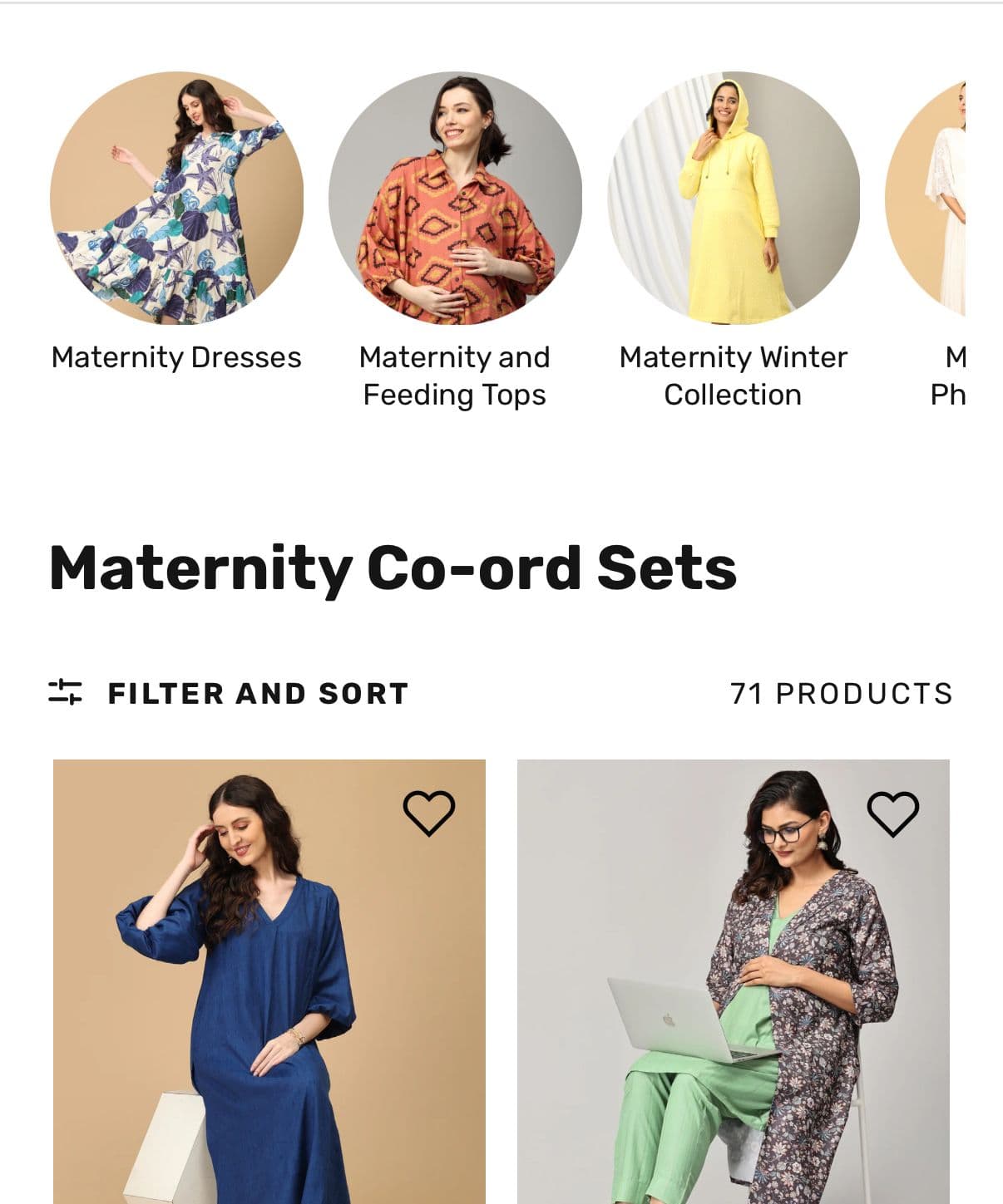 Elegant Maternity Co-Ords for Moms